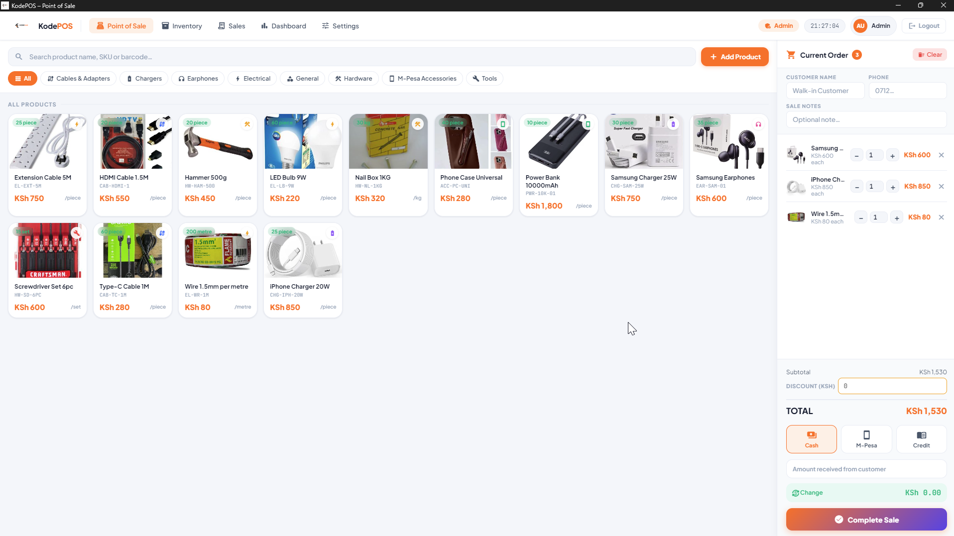 KodePOS – Point of Sale System